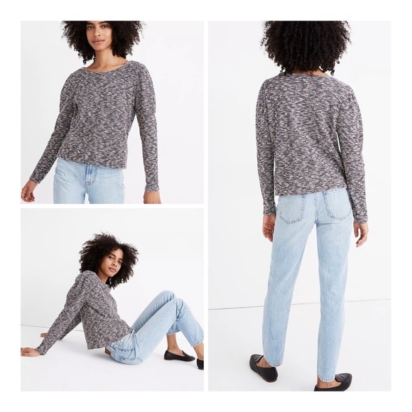 𝅺NWOT Madewell Multicolored Knit Top - Picture 1 of 14